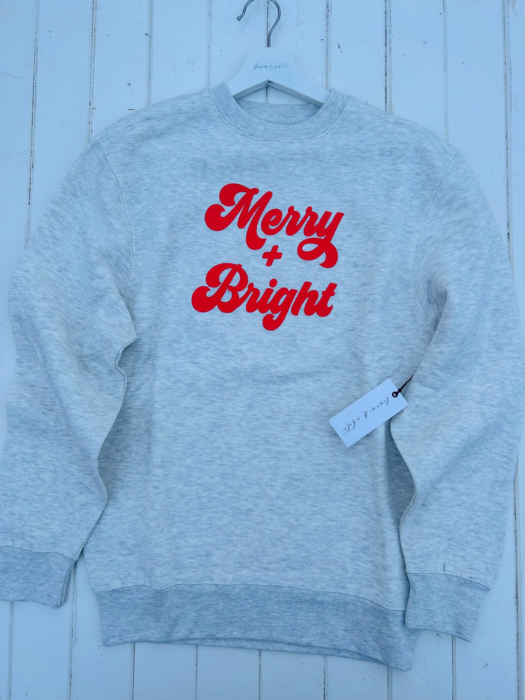 Holiday Merry + Bright Sweatshirt