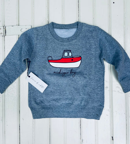 'Michigan Boy' Tugboat Youth Sweatshirt
